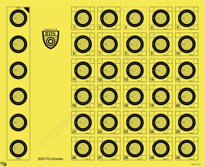 BDS - Scheibe Nr. 18 BDS-PG-Scheibe *NEU*
