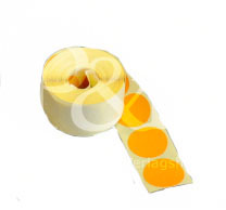 Schusspflaster Durchmesser 25 mm orange