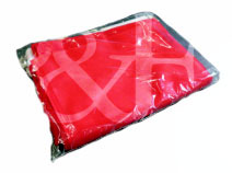 Warn- und Hissflagge. rot