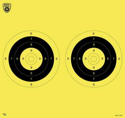 BDS - Scheibe Nr. 21 Langwaffe/Präzision mit 2 Spiegeln 25m *NEU*