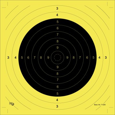 Spiegel für BDS-Scheibe Nr. 1. 50/100 m