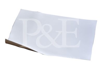 MIPOPLAST-Scheiben-Folie. Rollenbreite 140 cm. Farbe weiß