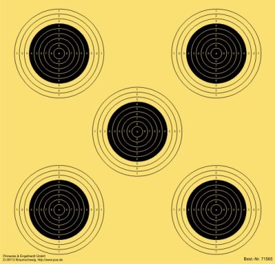 LG-Scheibe mit 5 Spiegeln 10 m