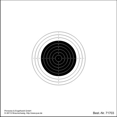 Internationale Armbrustscheibe 10 m