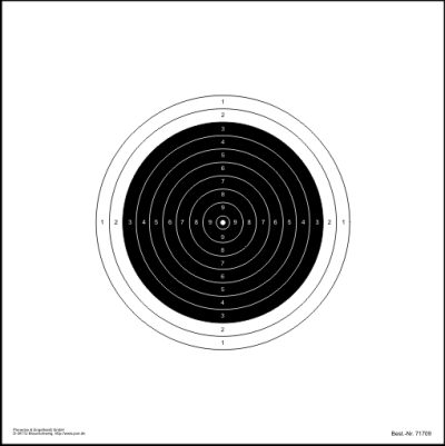 Internationale Armbrustscheibe 30 m