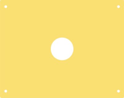 Vorsatzscheibe f. elektr. Anlagen (SIUS)/Zimmerstutzen 15 m