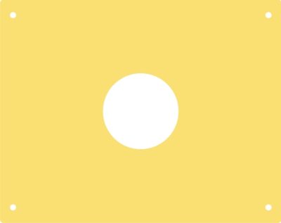 Vorsatzscheibe f. elektr. Anlagen (SIUS) Luftpistole 10 m