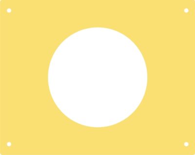 Vorsatzscheibe f. elektr. Anlagen (SIUS) Kleinkaliber 50 m