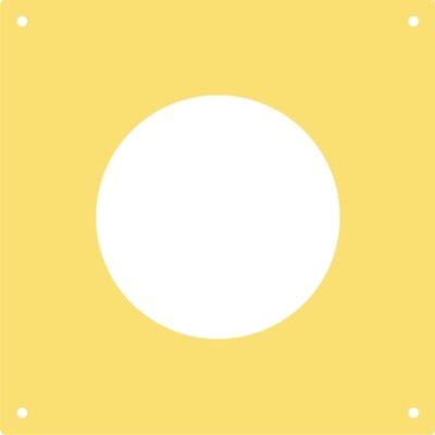 Vorsatzscheibe f. DISAG OpticScore/Zielbilder KK 50 m