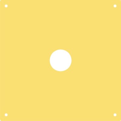 Für MEYTON-Anlagen/KK- Vorsatzscheibe 50 m